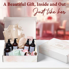 INFUSÉ exfoliating loofah paired with cleanser for gentle exfoliation