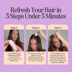INH Hair Non Aerosol Dry Shampoo adds volume and body for day-long style