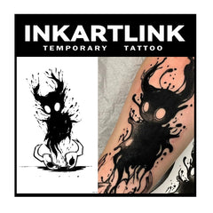 INKARTLINK Tattoo Tech demon unsheathed closeup shows dramatic, durable ink detail