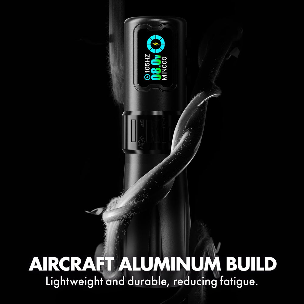 INKin Rampage 1600mAh battery enables hours of wireless sessions with a spare included.