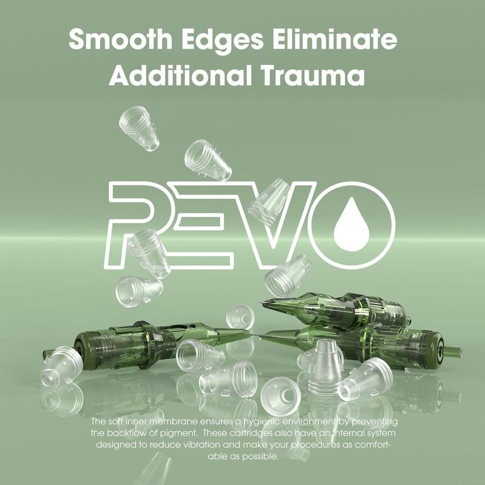 Softer needle configuration reduces tissue stress during delicate eyebrow shading.