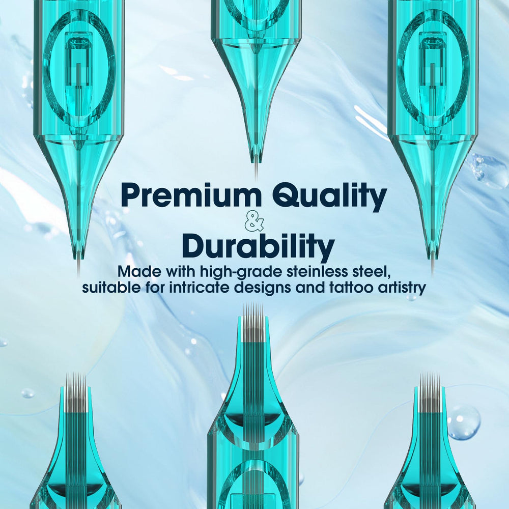 INKin tattoo cartridges promote smooth ink flow for consistent results
