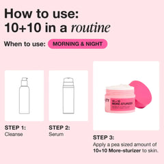 Innbeauty Project 10+10 peptide ceramide formula supports barrier health and lasting moisture.