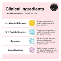 Innbeauty Project 10+10 moisturizer pump prompts quick, even application and comfortable hydration.