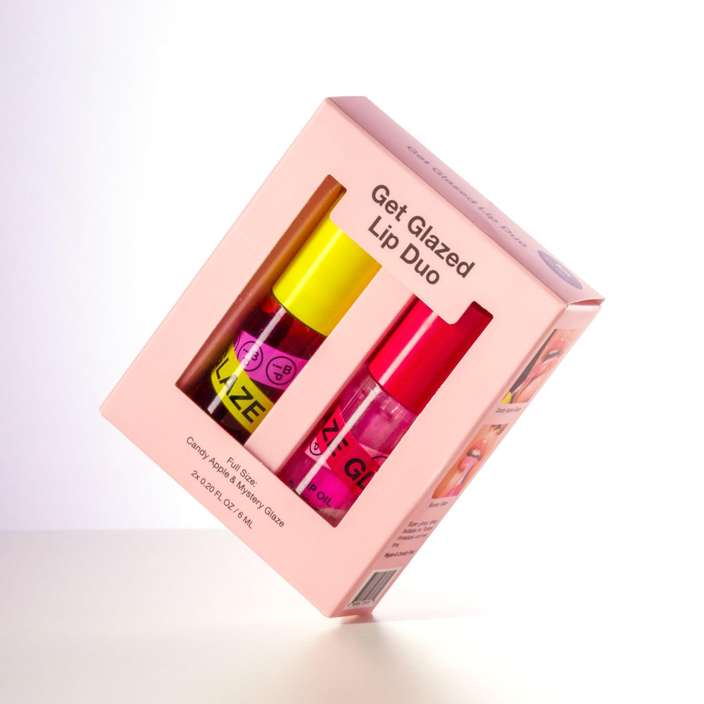 Innbeauty Project Glaze Lip Oil lip-swatch shows hydrated, plump-looking shine.