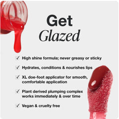 Innbeauty Project Glaze Lip Oil Mystery closeup-shine showcases non-sticky comfort and glow.
