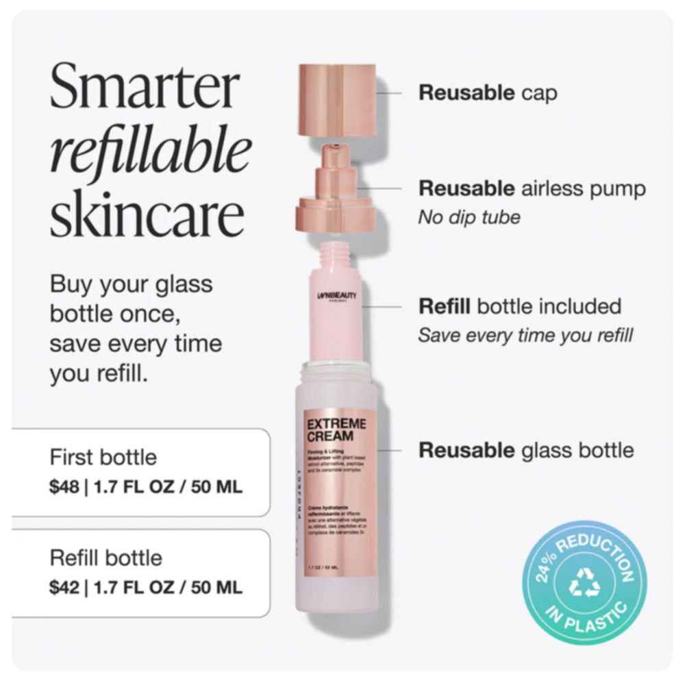 Innbeauty Project peptides and ceramides promote hydration and smoother skin.
