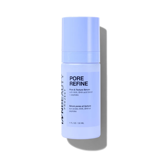Innbeauty Project Pore Refine Serum bottle for pore-tightening prep.
