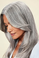 INNERSENSE Purple Conditioner application showcasing detangling benefits