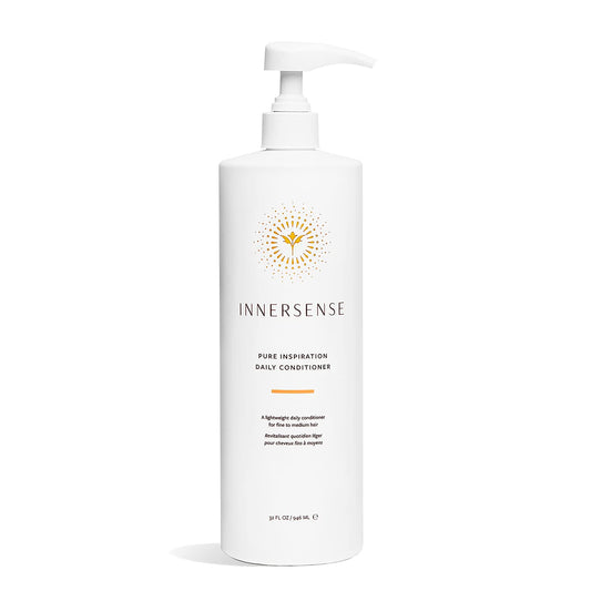 INNERSENSE Daily Conditioner bottle shown for non-toxic hydration and detangling.