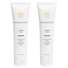 INNERSENSE I Create Hold gel bottle pour showing strong hold and shine