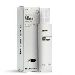 INNOAESTHETICS Deep Cleanser bottle with pump and glycolic gel for daily purification