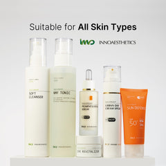 INNOAESTHETICS Deep Cleanser in use on skin during cleanse