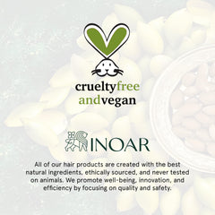 Inoar Blends hair shine close-up showing radiant result after use.