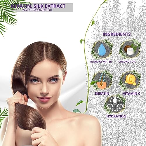 Inova Professional Silk Keratin Shampoo bottle close-up shows keratin infusion for smoother strands