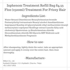 Inphenom refill bag open pour ready for easy reuse.