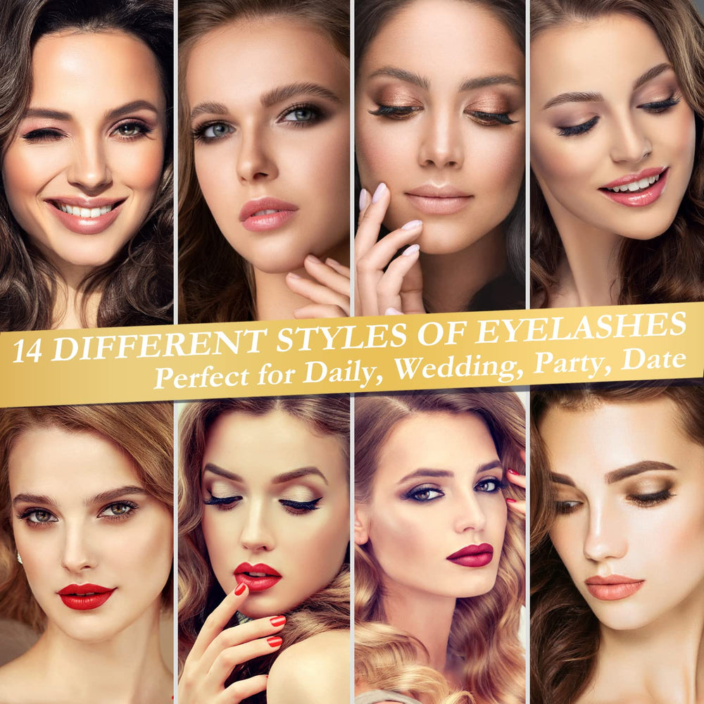 INSMART tweezers included, precise placement for quick, glue-free lash applications.