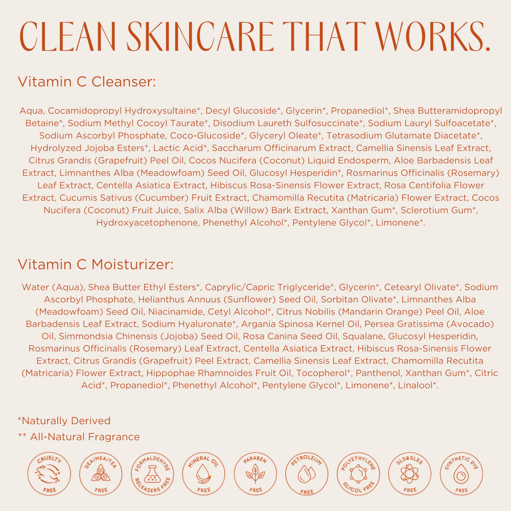 InstaNatural Bottle label close-up emphasizes clean ingredients