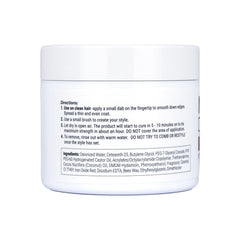 Instant Control Braid Gel application close-up showing smooth edges.