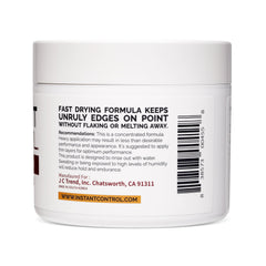Instant Control Edge & Braid Gel Original on braids shows sleek finish.