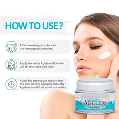 Instantly Ageless Moisture Lift night routine application for refreshed morning skin