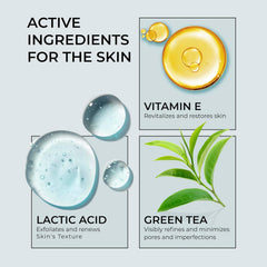 InstaSkincare Glycolic Serum 15% on hand shows smooth, even application.