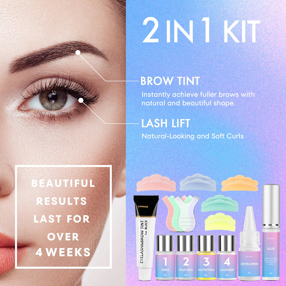 Insutam Lash Lift Kit step-by-step guide for home use