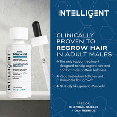 Intelligent Minoxidil spray applicator enables precise crown application.