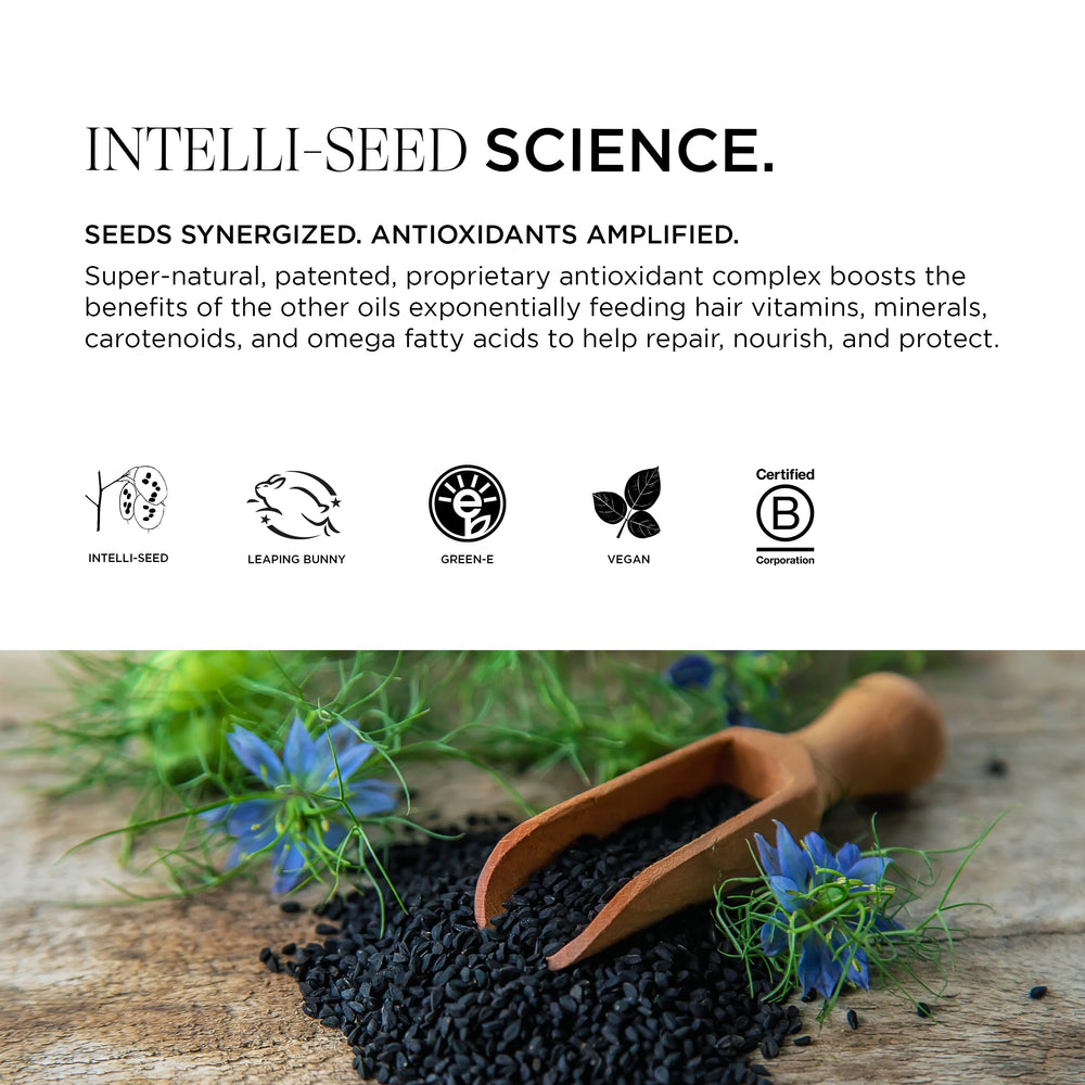 Intelligent Nutrients eco-packaging in a 90% PCR bottle for sustainable care