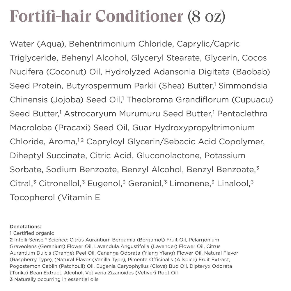 Intelligent Nutrients Fortifi-hair Conditioner close-up nourishing dry hair texture.