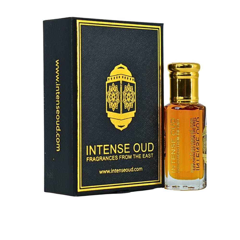 INTENSE OUD Mukhalat Malaki bottle ready for travel and daily wear.