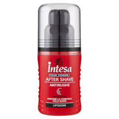 Intesa Pour Homme after shave bottle delivers a refreshing, hydrating feel.
