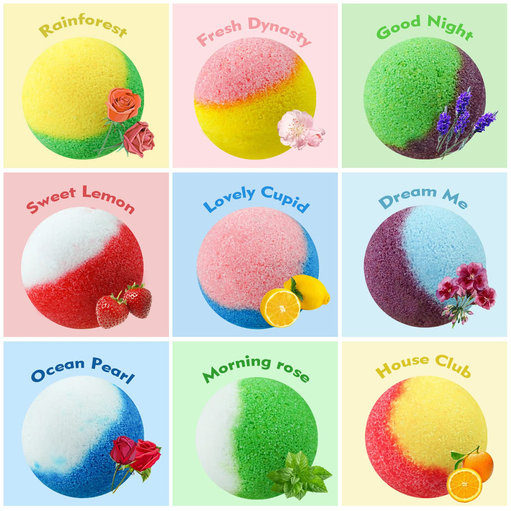 INTEYE Bath Bombs hand-wrapped in biodegradable paper with handwritten tags for thoughtful gifting.