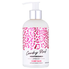 IntiMD Coochy Plus Sweet Bliss bottle shown for a smooth, moisturizing shave