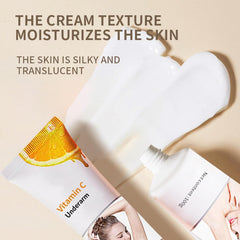 Intimate Lightening Cream elbows softens and brightens rough skin.