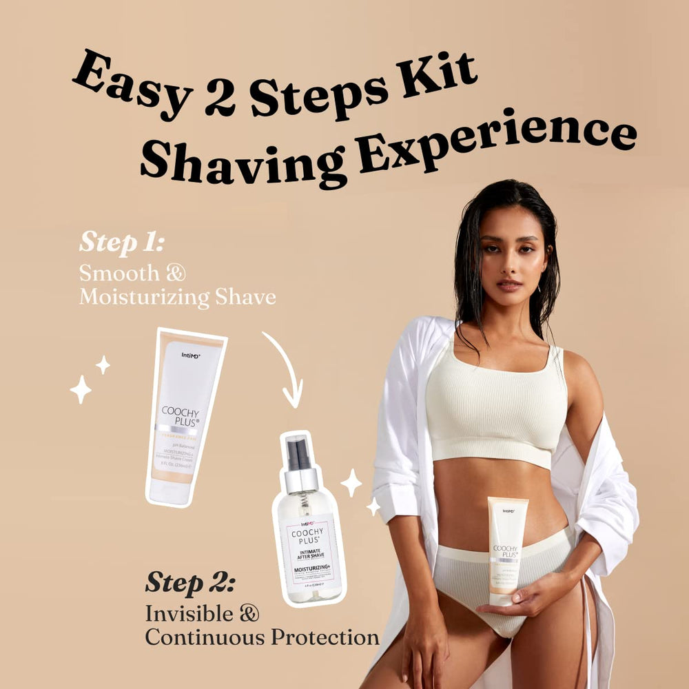 IntiMD Coochy Plus after shave mist bottle spray for quick refresh