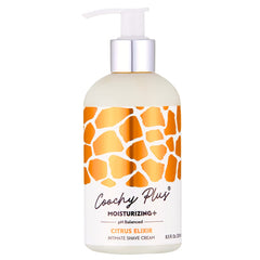 IntiMD Coochy Plus Citrus Elixir bottle offers long-lasting glide for comfortable intimate shaving.