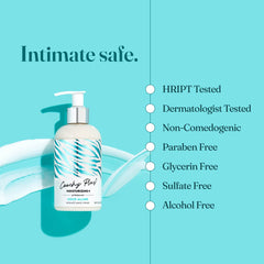 Dispense action demonstrates even distribution of the moisturizing formula.