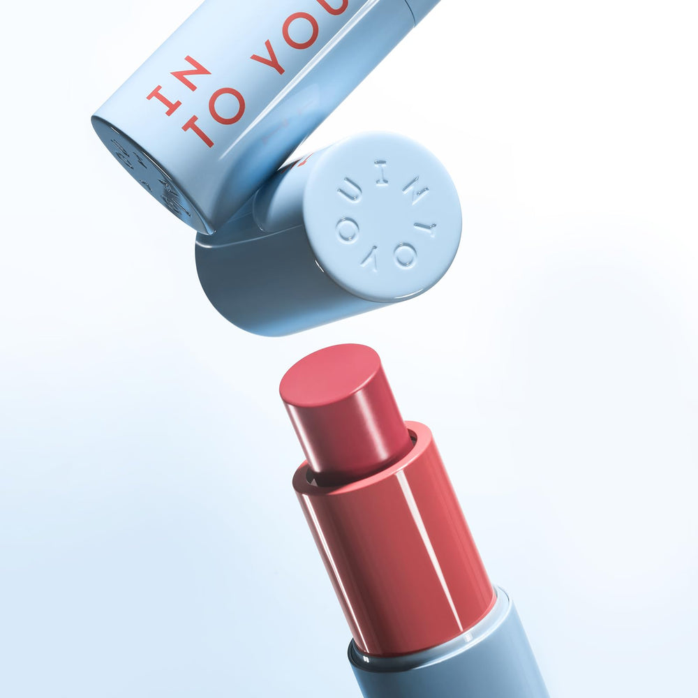 INTO YOU close-up swatches display the cooling, water-like feel