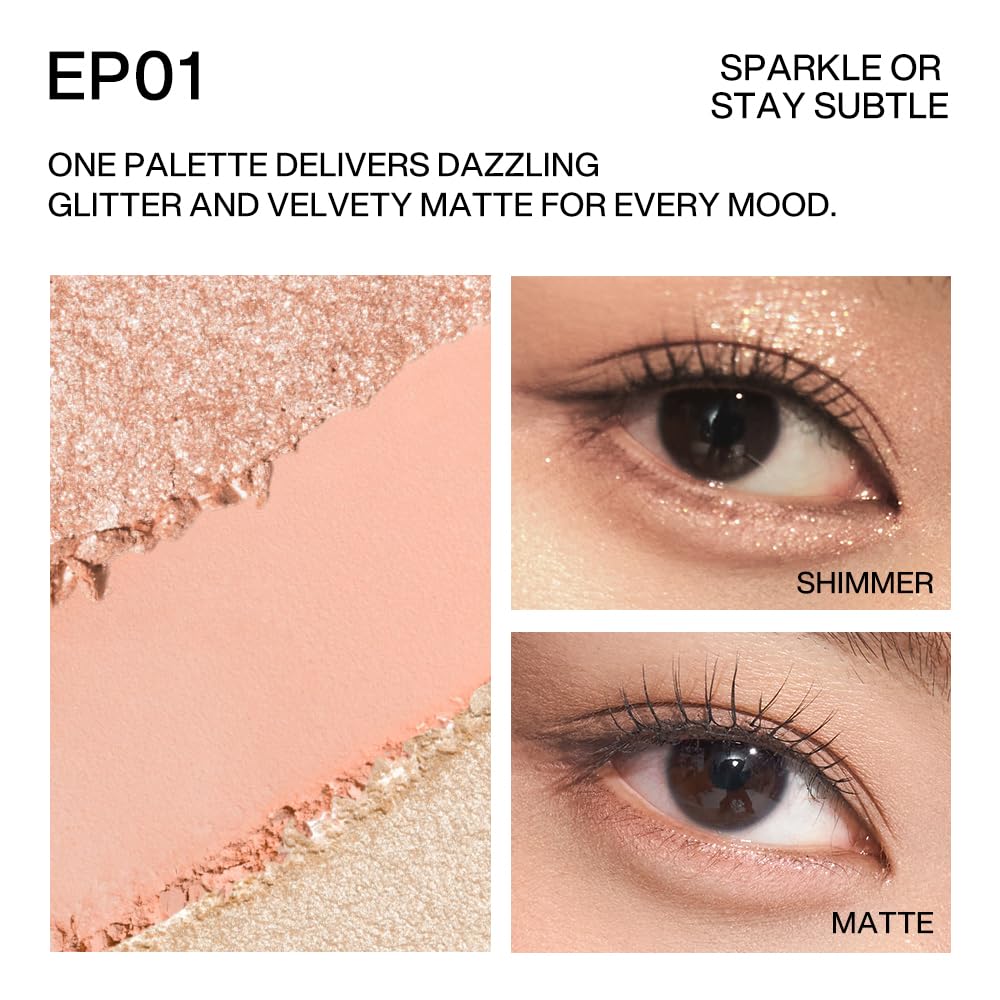 INTO YOU Eyeshadow Palette smooth blend for seamless color application