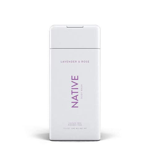 Intotal TKK Native Body Wash lavender rose bottle close-up with soft floral notes.
