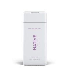 Intotal TKK Native Body Wash lavender rose bottle close-up with soft floral notes.