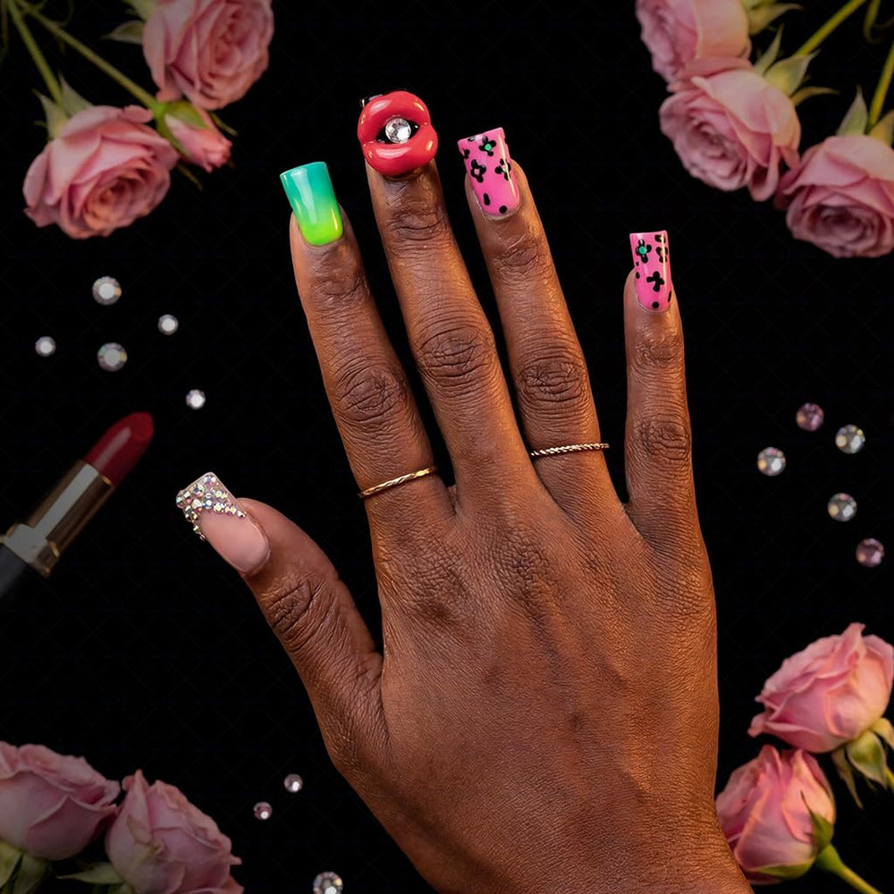 IntoVibes duck nails short pink for everyday wear with a smooth finish.