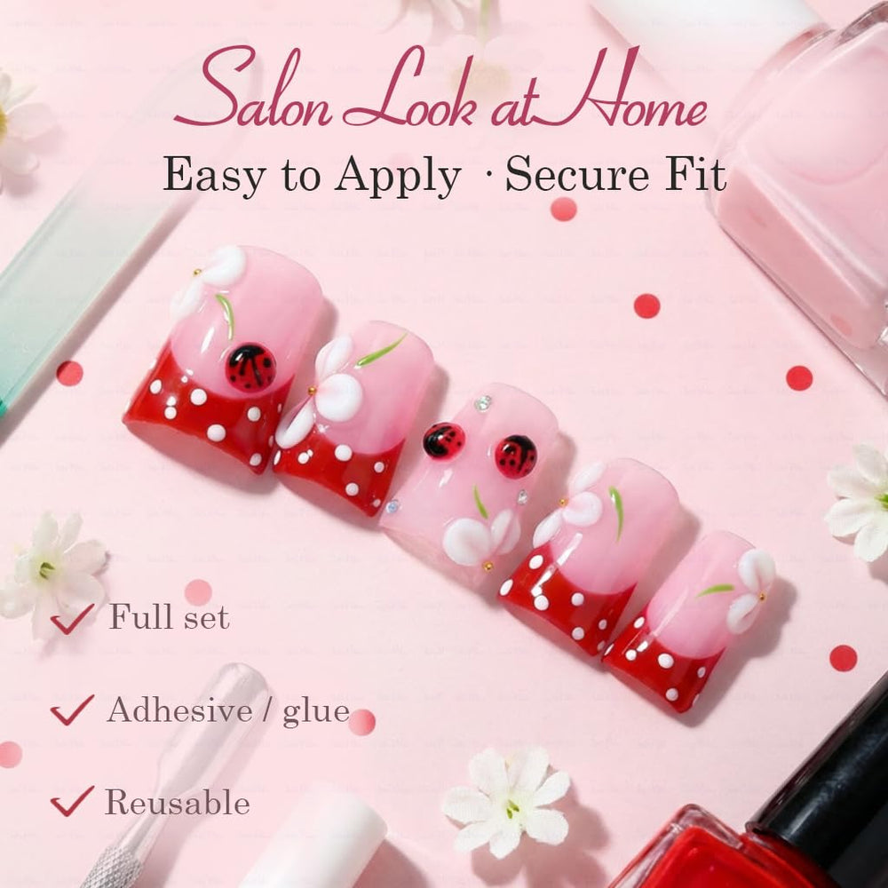 IntoVibes valentines-style nails ideal gift idea for a romantic look