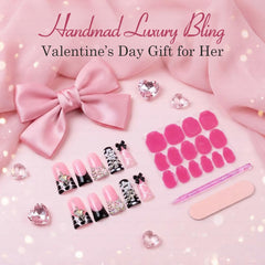 IntoVibes handmade nails with glossy finish for durable, salon-style wear