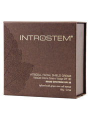 Introstem VitisCell SPF 30 cream packaging highlights sun protection.