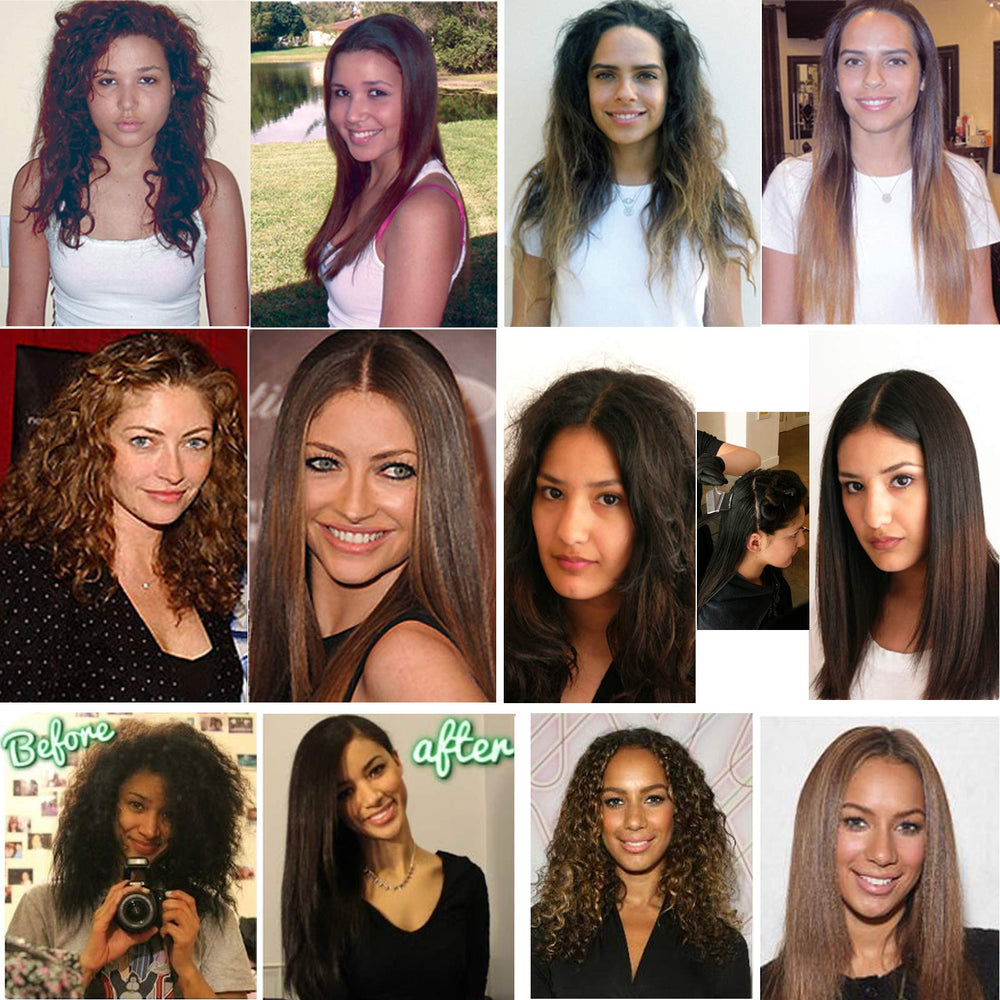 INVERTO 60 hair under treatment shows smoothing prep for straighter looks.