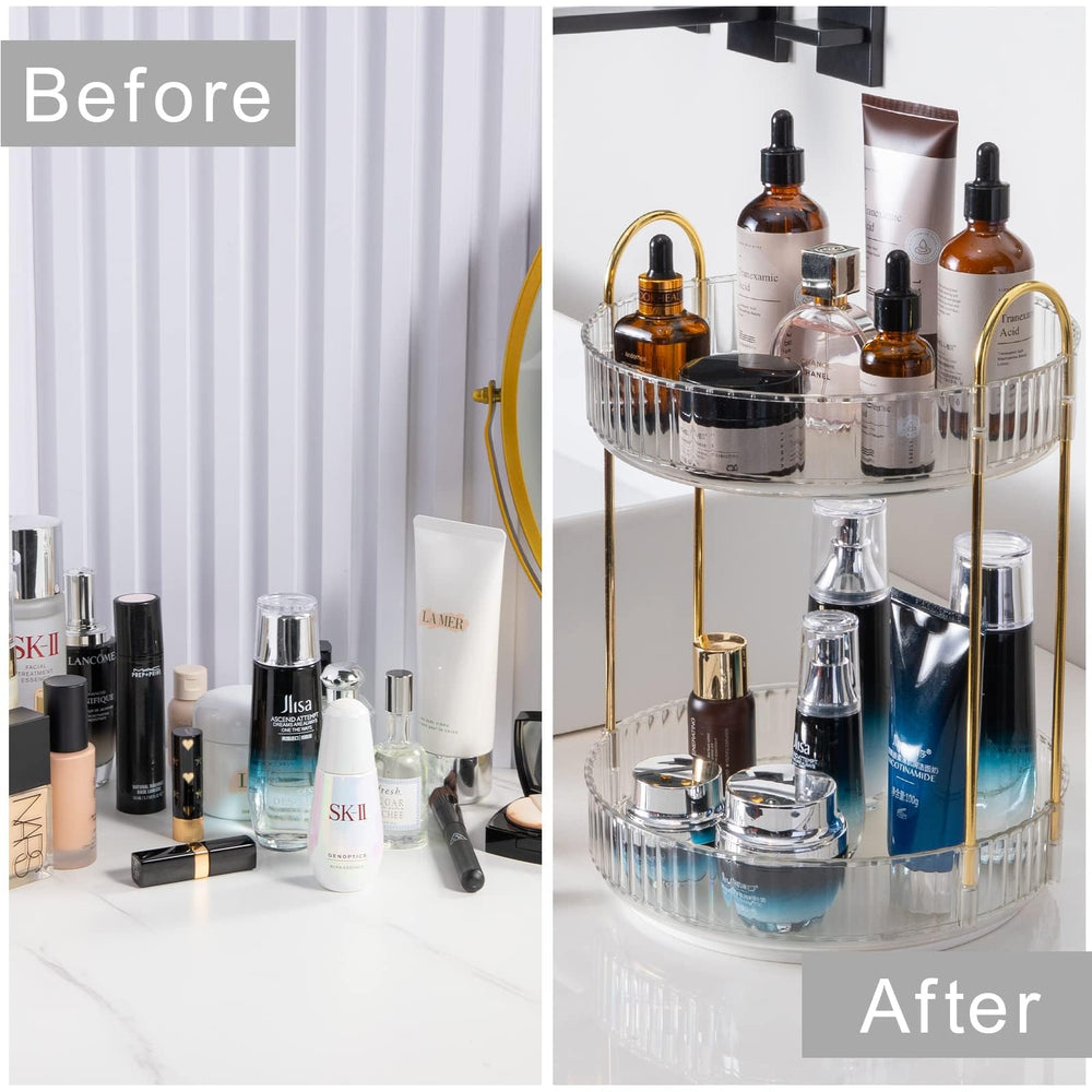 INVSSENE multi-purpose dresser organizer suits cosmetics, skincare, and accessories