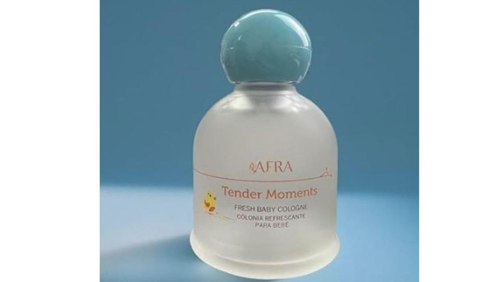 Close-up of Ioly's Tender Moments label emphasizing alcohol-free safety.