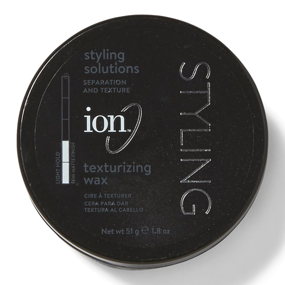 Ion Texturizing Wax defines short styles with natural texture for everyday wear.
